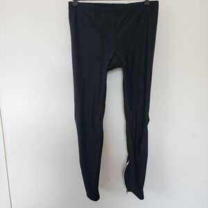 Canari Cycling Pants Black Size Large Padded Mens Zipper Sides